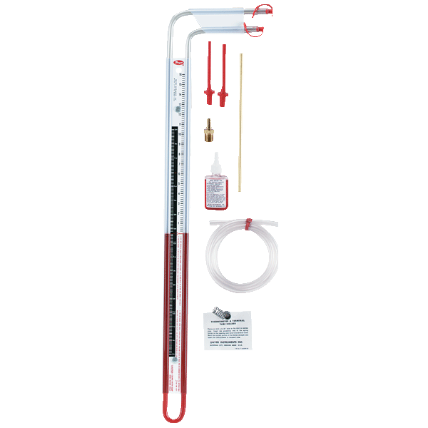 Dwyer Dual Range Flex-Tube U-Inclined Manometer, Series 1227